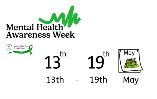 Mental Health Awareness Week 13th to 19th May