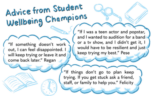 Advice from Student Wellbeing Champions