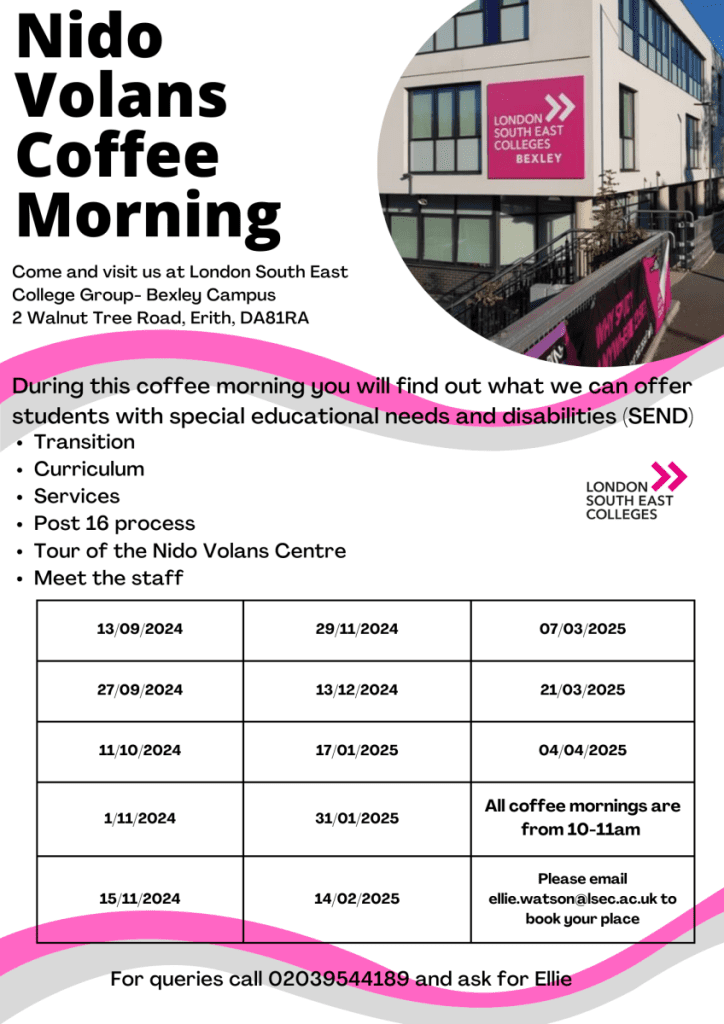 Nido volans Coffee Morning Dates