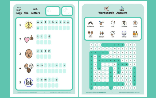 Widgit mental health resources