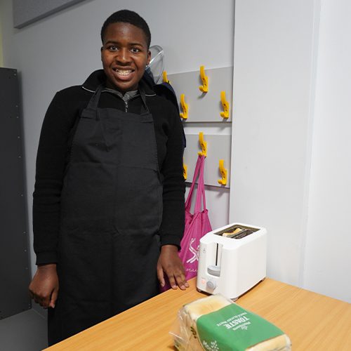 Learning to make toast for breakfast