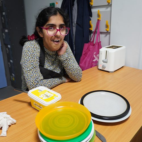Learning to make toast for breakfast