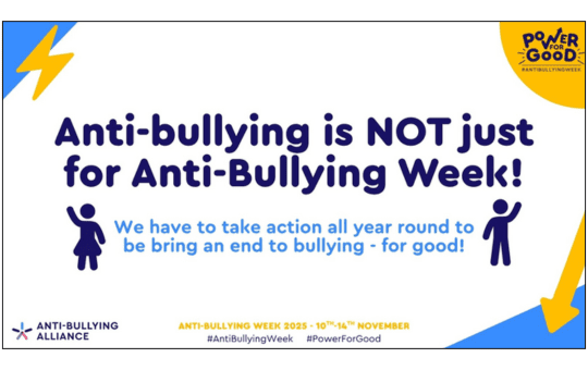 Anti-bullying is NOT just for Anti-Bullying Week! We have to take action all year round to bring an end to bullying - for good!
