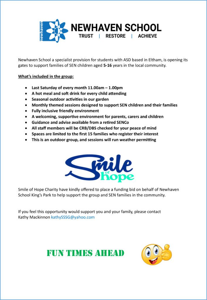 SEN Support Group Flyer U