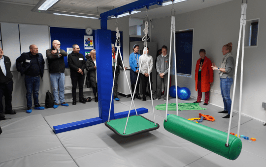 Occupational Therapist Kirsty Richards talking about the new Sensory Spaces