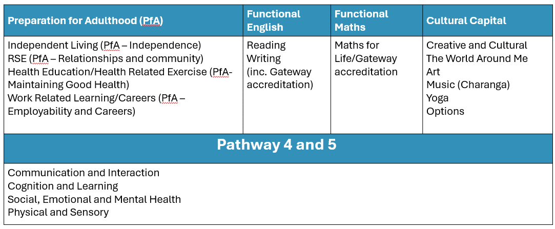 CPA Core Curriculum Areas