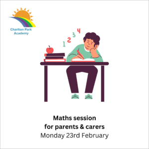 Maths session for parents and carers Monday 23rd February