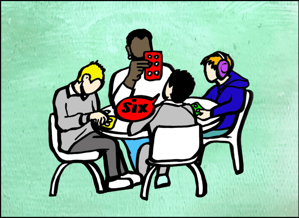 Students in a maths lesson Illustration: Copyright Dr Penelope Mendonca Students in a maths lesson Illustration: Copyright Dr Penelope Mendonca